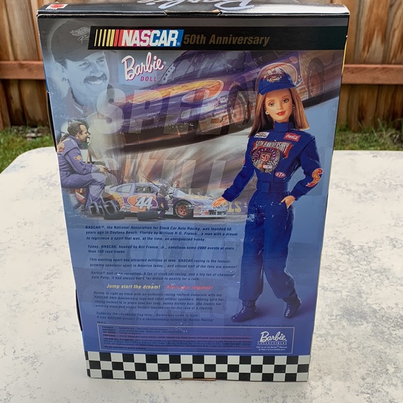 NASCAR Barbie 50th Anniversary with box and certificate - Picture 4 of 14